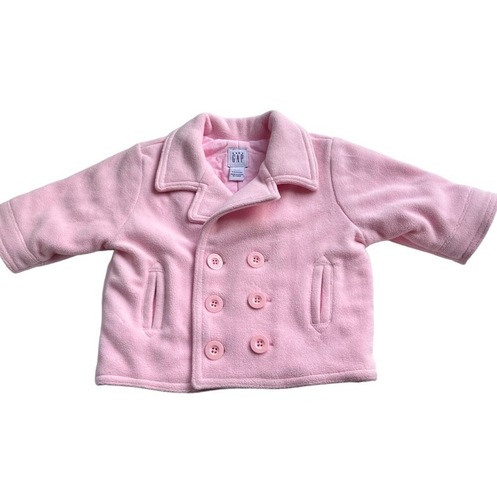 Baby GAP‎ Infant 3-6 months Warm Pink Jacket Fleece READ